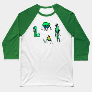 SLIMEOIDS: Creep Freak Pack Baseball T-Shirt